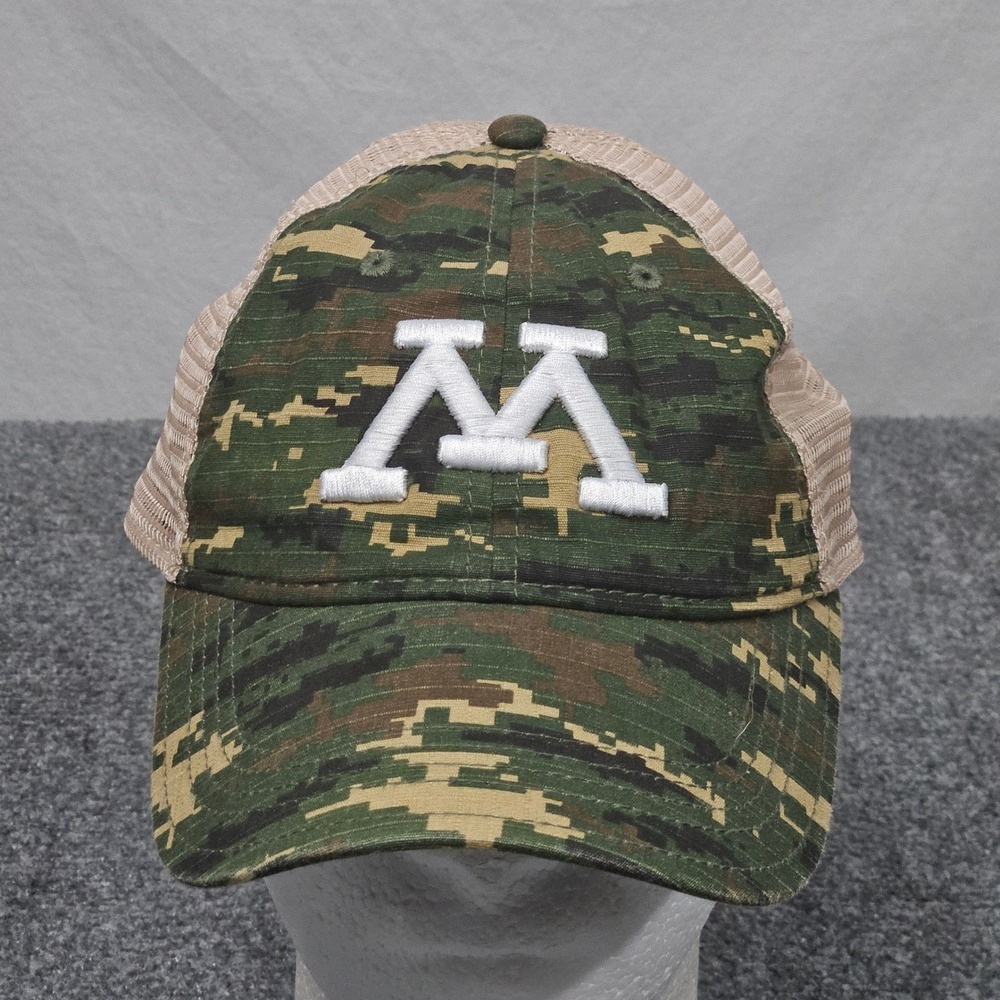 Minnesota Golden Gophers Camo Trucker Hat Snapback Cap Collegiate Sportswear